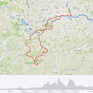 Prudentialridelondon100 0 Strecke